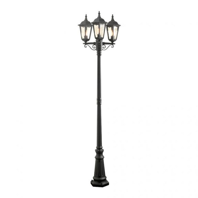 Firenze 230V staand armatuur 3-lichts 220cm, E27 max 3x 100W ~