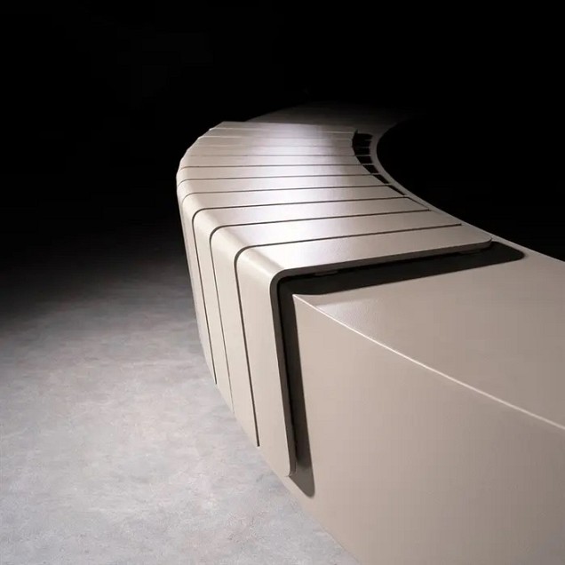 Aluminium revert keerwand recht (LxH) 100x50 cm. (4 mm.) ~