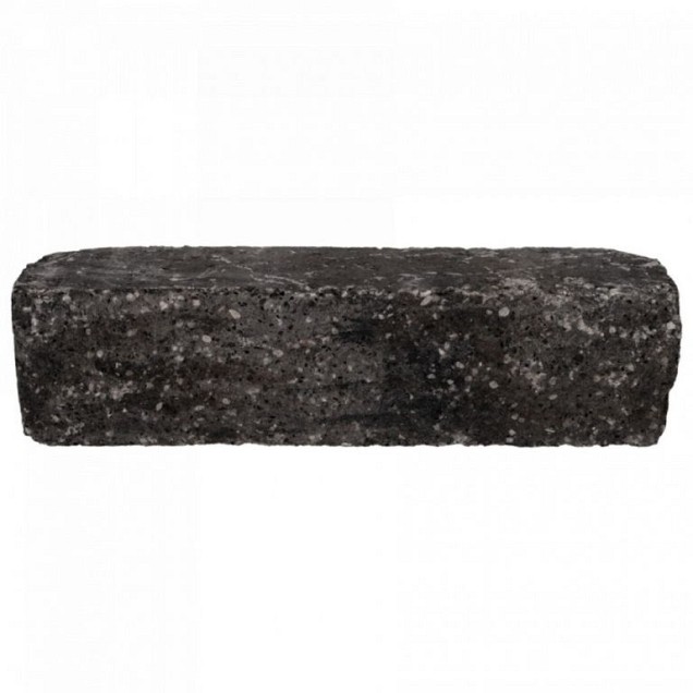 Block Wall Black getrommeld 60x15x14 cm. ~