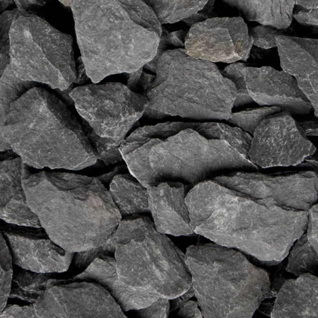 Canadian Slate Black 30-60 mm. zak à 20 kg. ~