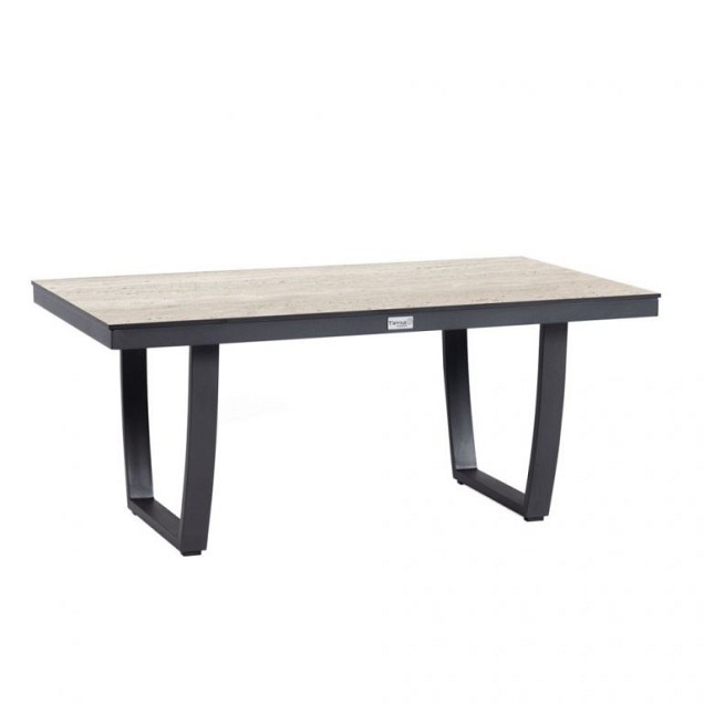 Valencia Lounge Table Trespa Travertin ~