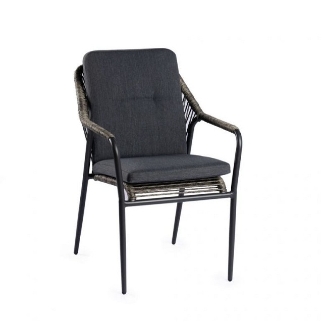 Cortez Dining Chair Charcoal  ~