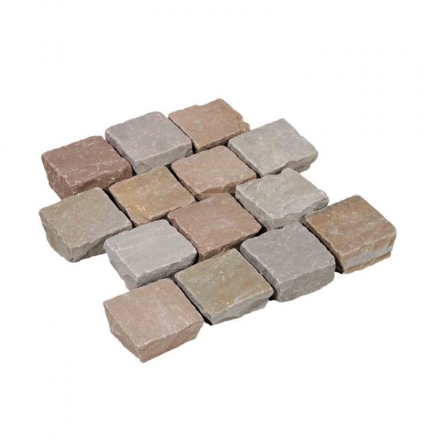 Kandla Ochre (Multicolor) platines-plavuizen natuurruw