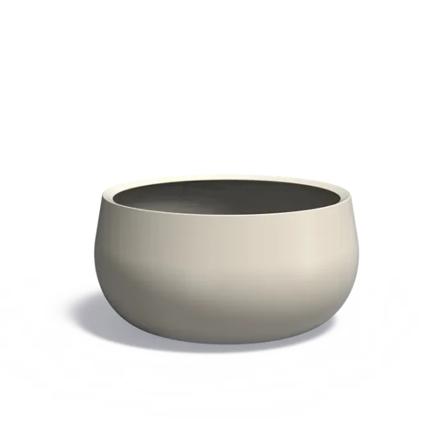 Komvormige bolle polyester bloembak