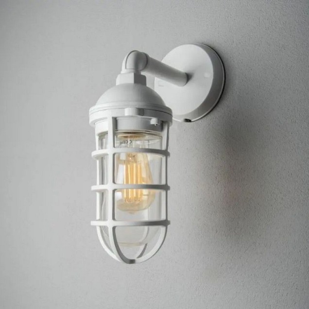 Olbia 230V wandarmatuur neerwaarts 12.5x33cm, E27 max 20W ~