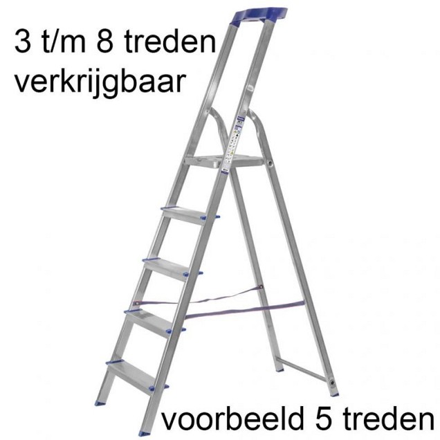 Maxall huishoudtrap 6 treden Basic Line ~