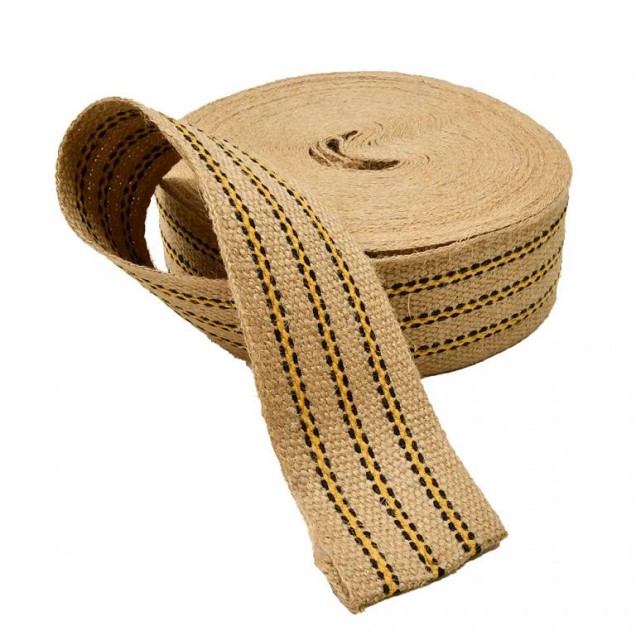 Jute boomband 7 cm x 25 m ~