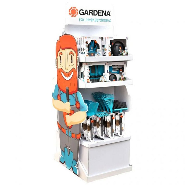 Gardena Display kleine helpers (inhoud aantal achter producten) ~