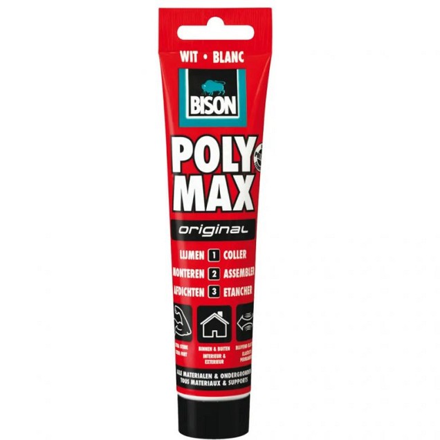 Poly Max® Original wit 165gr tube ~