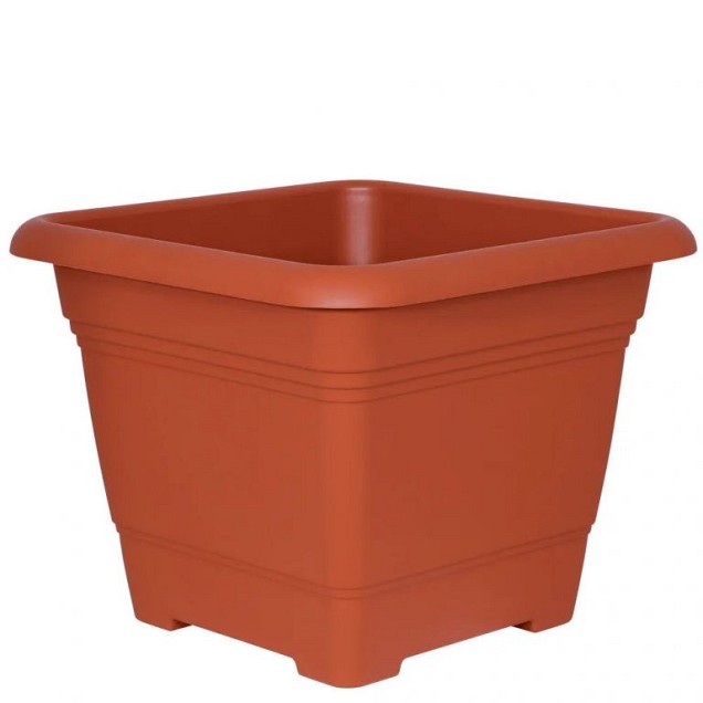 Bloempot Nora 58x58cm terracotta ~