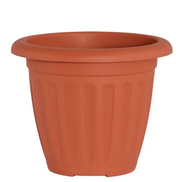 Bloempot Azteki d50cm terracotta ~