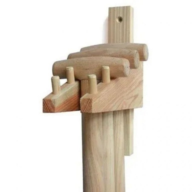 Spade-rek,tbv 4 stuks steelgereedschap ~