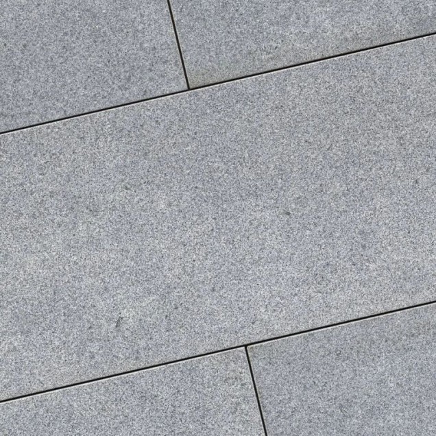Donker grijs graniet G654 gevlamd 100x100x3 cm. ~