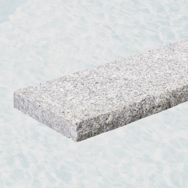 Afdekplaat G603 grijs Rockface 100x35x4 cm ~