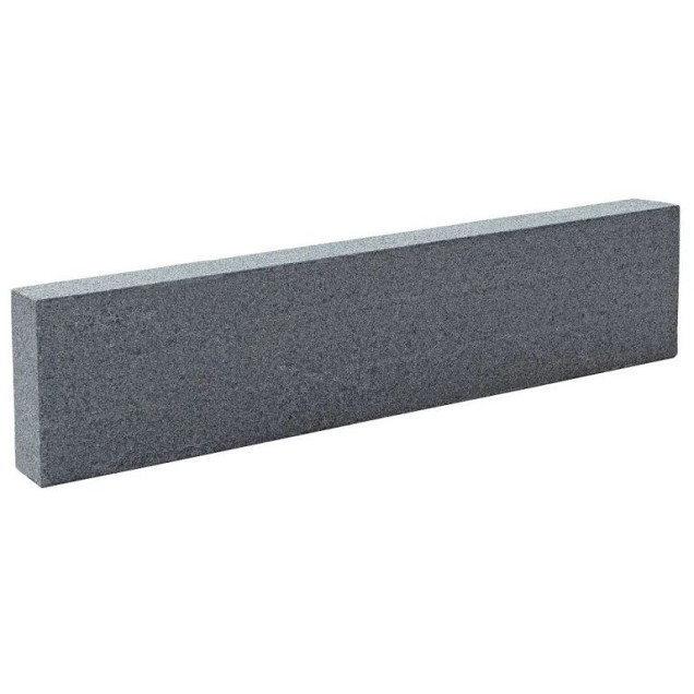 Donker grijs graniet G654 opsluitband gevlamd 100x20x8 cm. ~