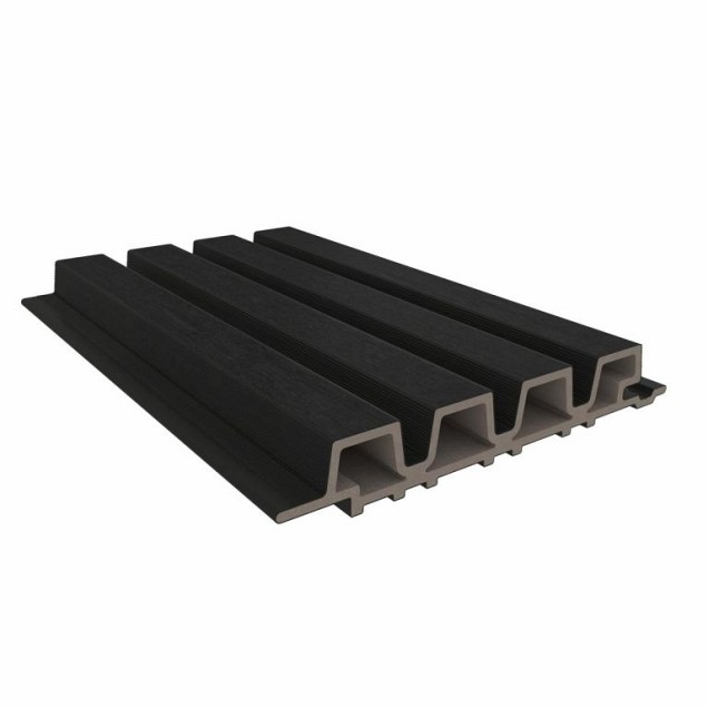 NTW HKC wand Castellation Pro35 3,3x21,5x390 cm. UH108 Ebony zwart (wb 185 mm.) ~