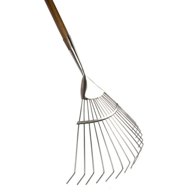 Dutch Garden Gazonhark RVS FSC Hout ~