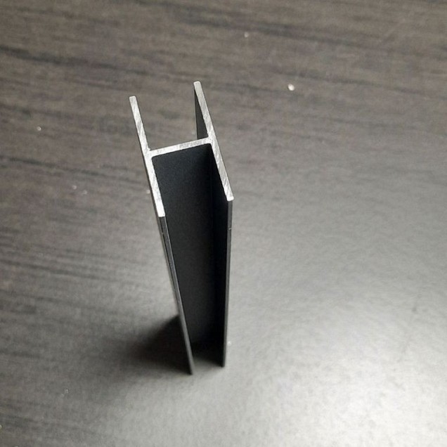 Aluminium H Profiel L=6000mm kleur: n.t.b. ~