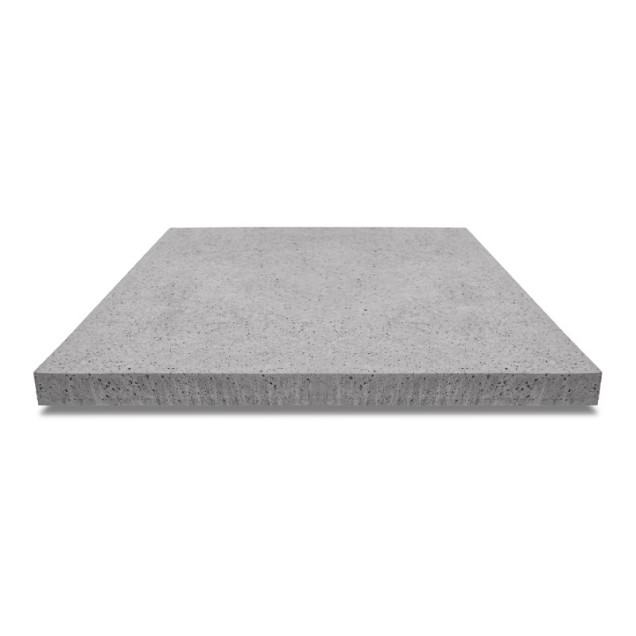 Oudhollandsche tegel, gewapend 80x80x5 Grijs ~