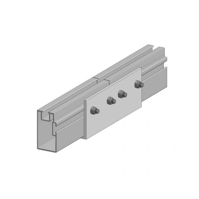 Koppelstuk t.b.v. balk 40x75 mm hoog ~