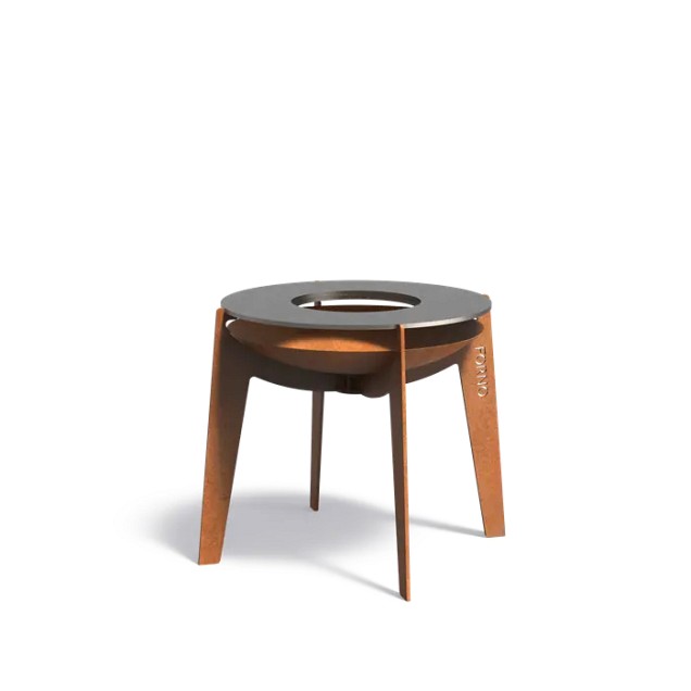 Cooking cosa CorTen + staal 63,5x63,5x60 cm. ~