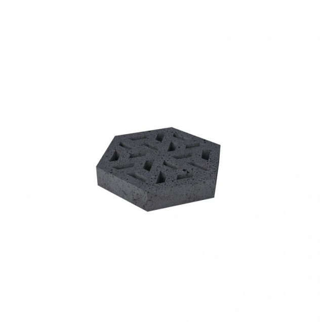 Schellevis Oudhollands eco antraciet 37,5x37,5x7 cm. ~