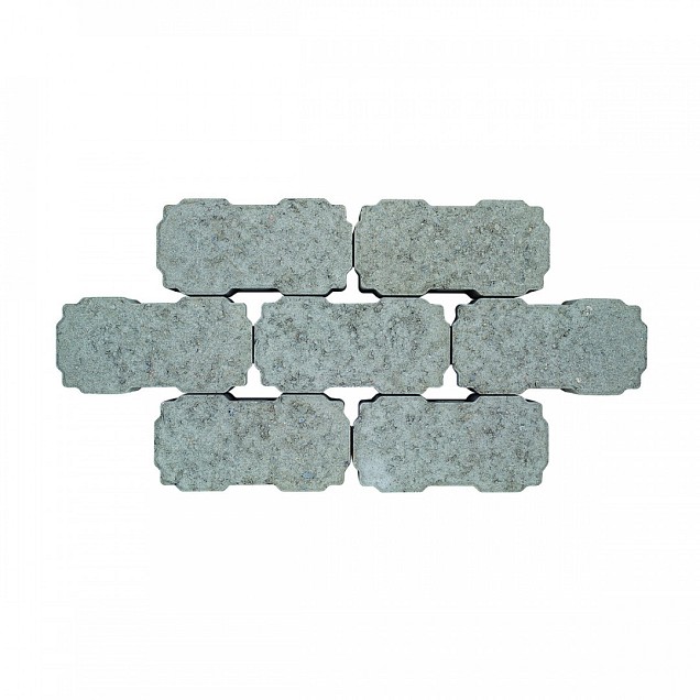 Betonkeien 22x11x6 cm Grijs waterpasserend - Rollmops stapeling - Benor ~