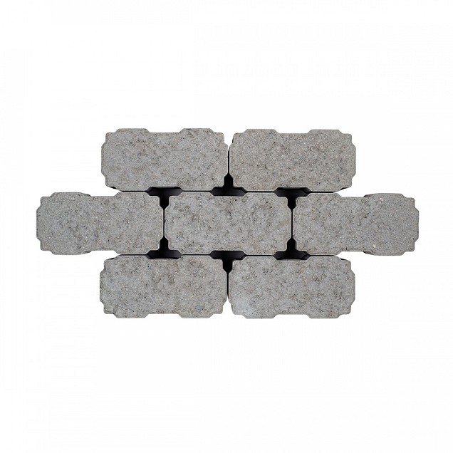 Betonkeien 22x11x10 cm Grijs waterpasserend - Rollmops stapeling - Benor ~