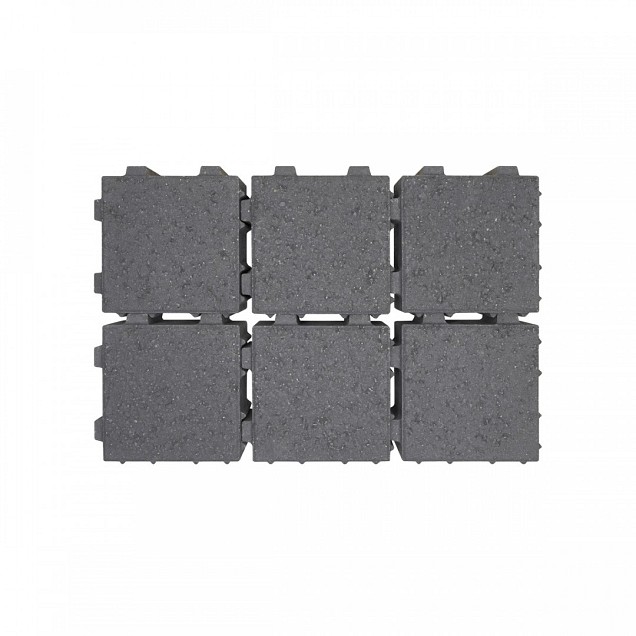 Kleine voeg ongetrommelde velling 20x20x8 Zwart Waterpass ~