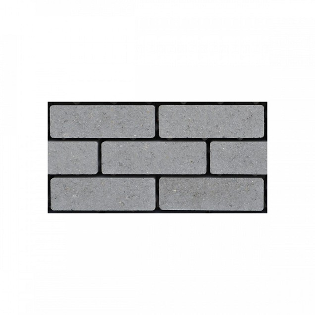 Klinker ongetrommeld waalformaat 20x6.5x8 cm Grijs waterpasserend ~