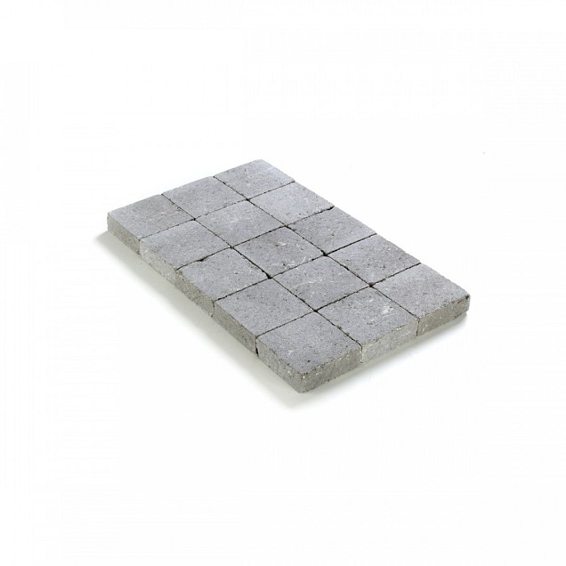Kassei getrommeld 15x15x5 Grijs