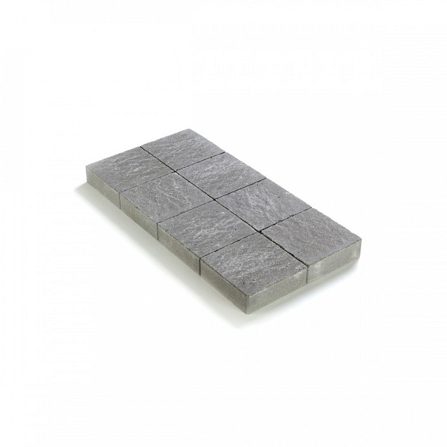 Kassei in-Line getrommeld 20x20x6 Grijs ~