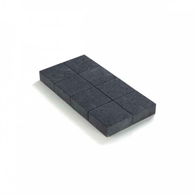 Ongetrommelde klinker velling 20x20x6 Zwart ~