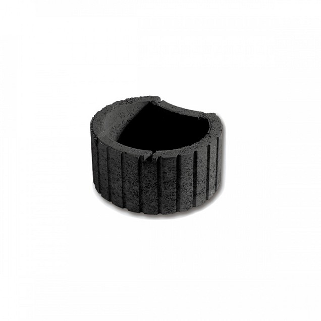 Bloembak beton Maan Antraciet 50/42/25 cm ~