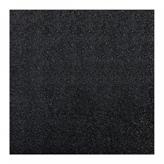 Rubber tegel 50x50x2.5 cm Zwart ~