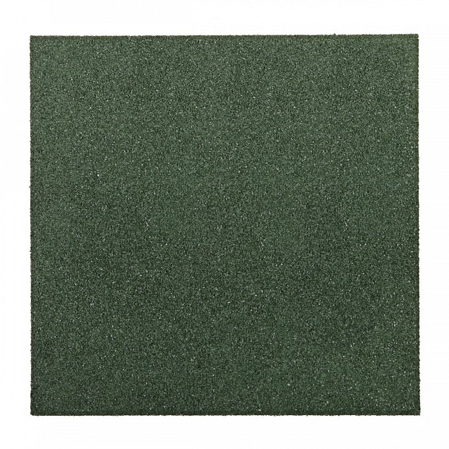 Rubber tegel 50x50x2.5 cm Groen ~