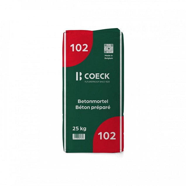 Coeck betonmortel C20/25 25 kg - 102