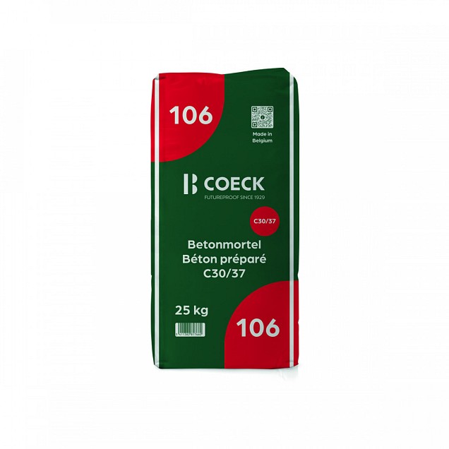 Coeck betonmortel C30/37 25 kg - 106