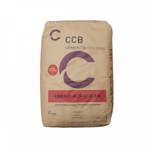 CCB cement Cem Ii/C-m (S-L) 32.5 R 25 kg Papier