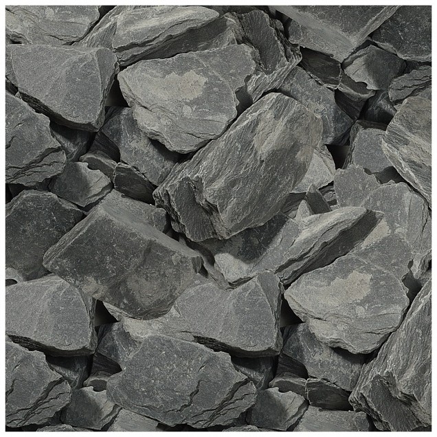 Slate Black 30-60 mm. - 0,33 m³ BigBag à 450 kg. ~