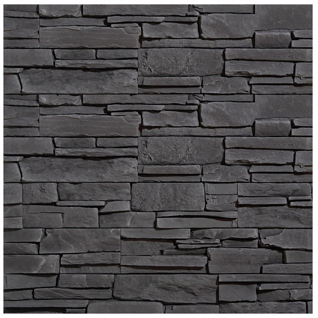 Steenstrip Grenada 05 Antraciet 55x11.7x2.2-3.8 cm 0.32 m²/doos ~