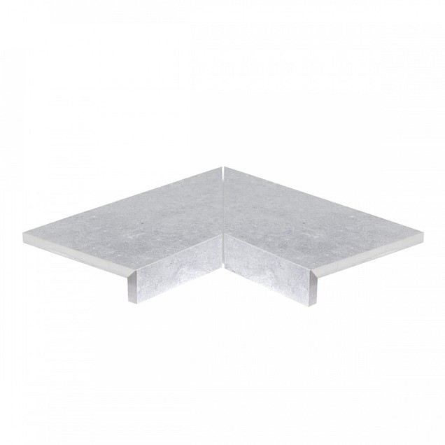Keramiek 20 mm binnenhoek uit 2 stukken 60x30 cm Doublure in verstek 4-10 cm ~