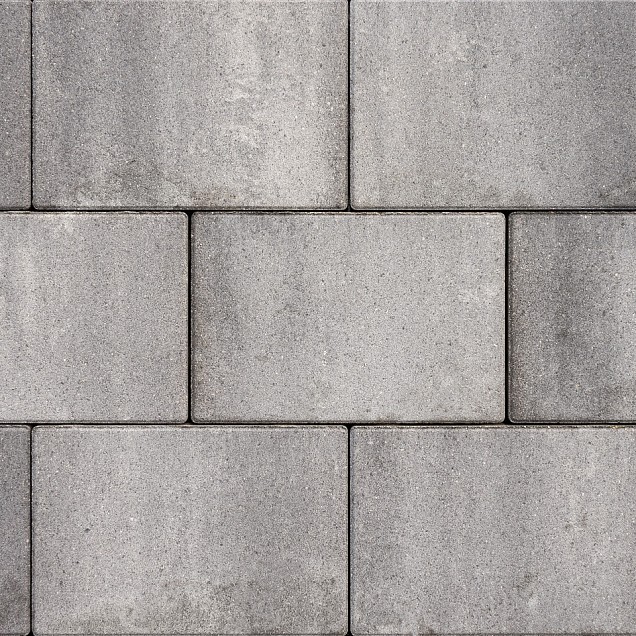 Betontegel donkergrijs gemeleerd 30x20x6 cm. ~