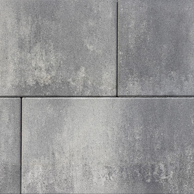 Betontegel donkergrijs gemeleerd 60x30x6 cm. ~