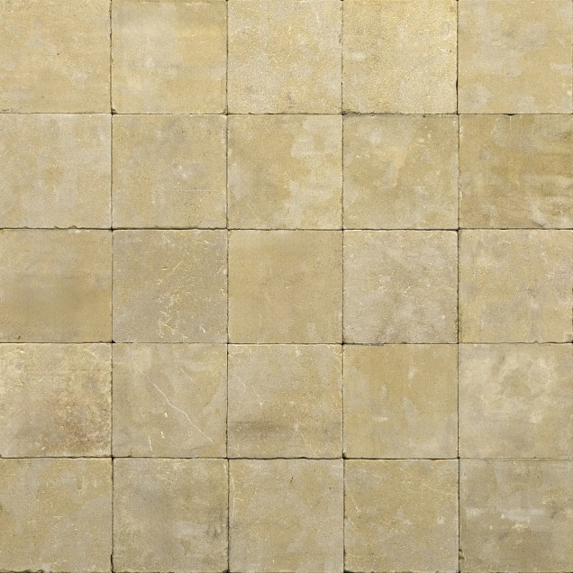 Duna beige -gezandstraald-Gevibreerd 20x20x3 cm ~
