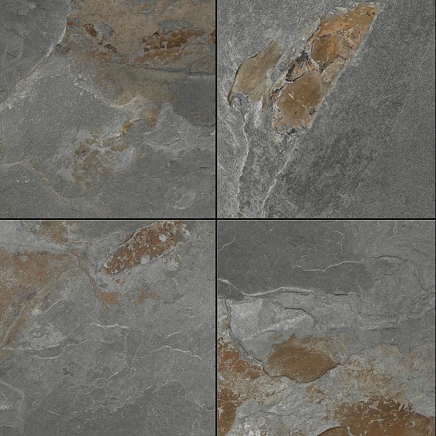 Cerasun Varese Antracite 60x60x4 cm ~