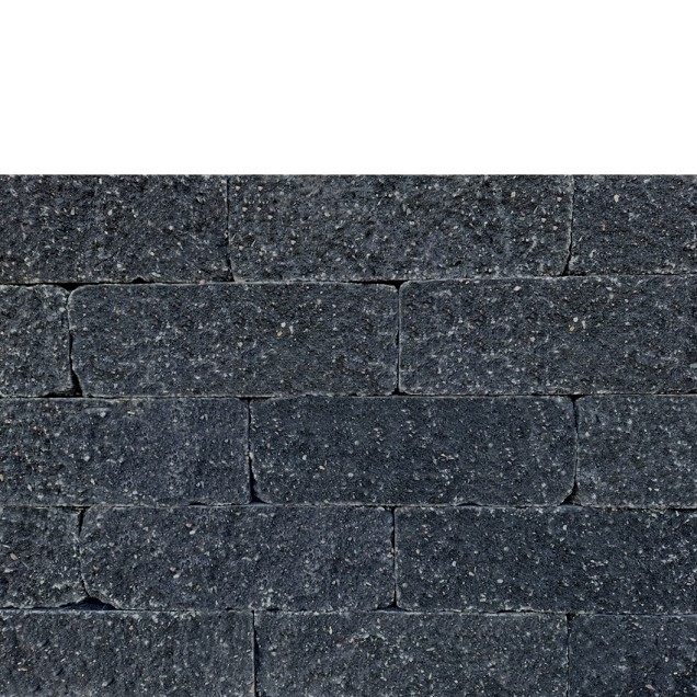 Rockwall Antraciet getrommeld 32x13x11 cm. ~