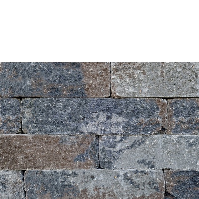 Rockwall XL Rolde getrommeld 60x15x15 cm. ~