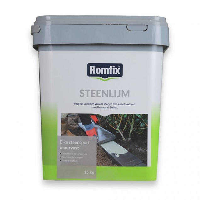 Romfix steenlijm 15 kg emmer