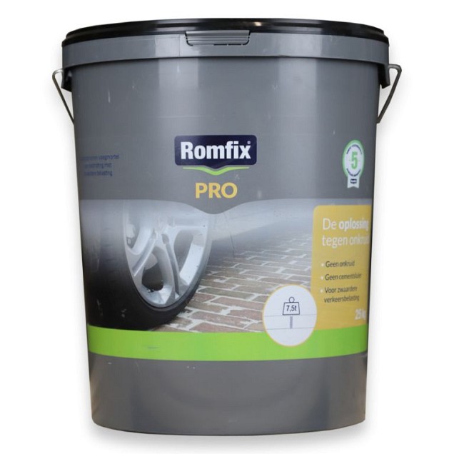 Romfix Pro 25 kg emmer Basalt